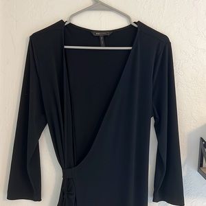 Black BCBG Wrap Dress